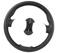 MEXWLOP vehicle steering wrap Car Steering Wheel Cover, for Civic 2006-2011 Accessories Black Protective(Black black thread)