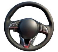 MEXWLOP vehicle steering wrap Car Steering Wheel Cover, for Cx-5 Atenza 2014 3 Cx-3 2016, for Scion Ia Auto Accessories(Blue Thread)