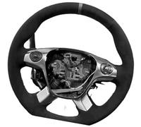 MEXWLOP vehicle steering wrap Car Steering Wheel Cover, for Focus 3, for Kuga, for Escape Protective Auto Accessories(Red Thread)