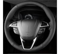 MEXWLOP vehicle steering wrap Car Steering Wheel Cover, for Fusion 2013-2019 Edge 2015-2019 Auto Accessories(Black Thread)