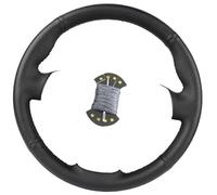 MEXWLOP vehicle steering wrap Car Steering Wheel Cover, for Golf 4, for Mk4 B5 Wrap Protective Auto Accessories(GREY)