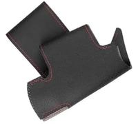 MEXWLOP vehicle steering wrap Car Steering Wheel Cover, for Logan 1 Sandero Symbol, for Clio Twingo, for Lada Largus Almera 3 G15(Black red line)