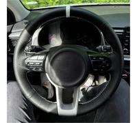 MEXWLOP vehicle steering wrap Car Steering Wheel Cover, for Rio, for 5 K2, for Picanto Morning 2017-2020(Red Thread)