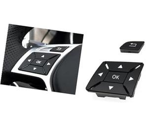 MEXWLOP W204 Car Steering Wheel Switch Multi-functional Button, for Mercedes-Benz C E A GLK Class X204 W212 W156 W246 W207 W117 W218 Steering Wheel Switch Button Kit(Black)