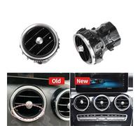 MEXWLOP W205 W253, for Mercedes, for Benz, Glc C Class Car Ont Dashboard Central Air Conditioner Ac Vent Grille Complete Assembly Car Air Conditioning Outlet Grille(Middle 3)