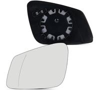 MEXWLOP Wing Mirror Glass Right Driver Side, for BMW, F20 F22 F30 F32 F34 F36 F80, Replace 51167285006 Heated Glass with Backing Plate Wing Mirror Glass(BLACK Left)