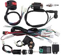 MEXWLOP Wire Harness Ignition Coil Kill Switch Plug Rebuild Kit | Replacement, for 50cc 90cc 110cc 125cc Chinese Atv Quad Bike Pit Bike Go Kart Buggy