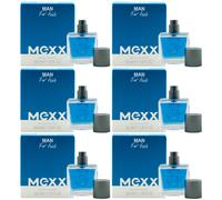 Mexx MAN For Him Eau de Toilette Spray 6 x 50ml Scent of Lavender & Oakmoss