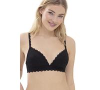 Mey 74802-3 Women's Allegra Black Solid Colour Non-Padded Non-Wired Triangle Bra 34A