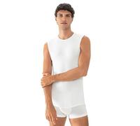 Mey Men's Vest - Sleeveless Tank Top with Wide Straps - 100% Peru-Pima Cotton - Basic Series Noblesse - 2801, White, S