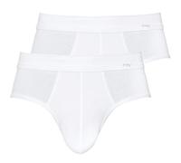 Mey - Noblesse 2810-P Sports Briefs Underwear Pack of 2 (5 White) M, 2 x White
