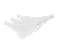 Mey Pack of 3 Superfine Organic Women's Mini Briefs Underwear, White, M