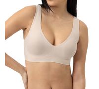 Mey Women's Bustier with Removable Pads, Non-Wired, Wide Straps, Extra Flat Seams, Glued, Breathable, Simply Better Invisibles Series, Bailey, XL