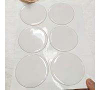 MEYA Set of 12pcs Clear Round Epoxy Sticker for Bottle Cap Pendants (3inch)