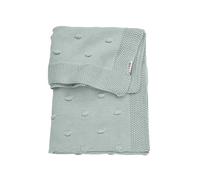 Meyco 2733053 Knitted Baby Blanket with Knots 75 x 100 cm Stone Green