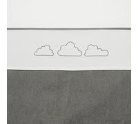 Meyco 413020 Small Double Size, Clouds, 75 x 100 cm Grey