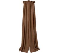 Meyco Baby Bed Canopy - Plain Chocolate - 30 x 155 cm - Single Pack