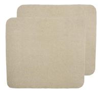 Meyco Baby Changing Mat Cover Terry Cloth Sand 75 x 85 cm Pack of 2 Oeko-Tex Standard 100