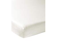 Meyco Baby Fitted Sheet Playpen Mattress Plain Off-White 75 x 95 cm Single Pack