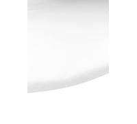 Meyco Baby Plain Fitted Sheet for Playpen Mattress (Flat Sheet with Soft Jersey Quality, Made of 100% Cotton, thanks to All-Round Elastic, Breathable, Dimensions: Round 90/95 cm), White