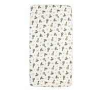 Meyco Baby Printed Jersey Fitted Sheet - Air Balloons Multicoloured - 60 x 120 cm - Oeko-Tex Standard 100