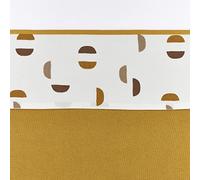 Meyco Baby Shapes Cot Bed Sheet (100% Cotton Sheet), Extra Soft, Breathable, for Under Blanket, Easy Care, Size 100 x 150 cm, Honey Gold