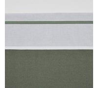 Meyco Forest Green 414014 Bed Sheet with Piping 100% Cotton 100 x 150 cm Green/White