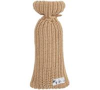 Meyco Herringbone Hot Water Bottle Cover 13 x 35 cm Warm Sand