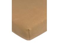 Meyco Home Basic Jersey Plain Fitted Sheet for 1 Person (Flat Sheet with Soft Jersey Quality, Made of 100% Cotton, thanks to All-Round Elastic, Breathable, Dimensions: 120 x 200 cm),