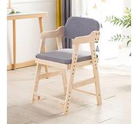 MEYEBP Adjustable Children's Chairs With Arm Rest, Solid Wood Kids Study & Dining Chair - 6 Height Adjustable, Suitable For Students Aged 3-18