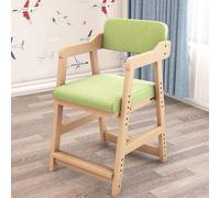 MEYEBP Adjustable Desk Chair With Arm Rest For Students Aged 3-18, Student chair Solid Wood Kids Study Chair Dining Chair 6 Height Adjustable Chair Kids Desk Chair