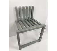 MEYEBP Wall-mounted Wall Chair Invisible Folding Entryway Bench, Wooden Shoe Bench Folding, Bearing Capacity 150kg Shower Seat, Creative Hollow Design, For Hallway Bathroom, 35cm High