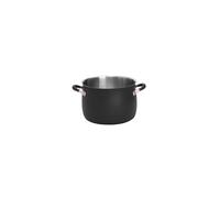 Meyer Accent 24cm Stainless Steel Stockpot, Induction Suitable in Black Meyer Black