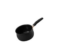 Meyer Accent Black Round Aluminium Ultra Durable Induction Suitable Non-Stick Saucepan 16Cm