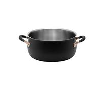 Meyer Accent Casserole Pan in Stainless Steel Induction Suitable Cookware - 24cm