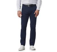 MEYER - Chino Trousers - Roma - Luxury Cotton - Mid Blue (32W 30L)