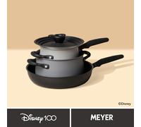 Disney Stackable 4 Piece Non Stick Pan Set - Disney 100 Steamboat Willie Limited Edition Meyer Black One Size