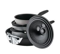 Disney Stackable 4 Piece Non Stick Pan Set - Disney 100 Steamboat Willie Limited Edition Meyer Black One Size