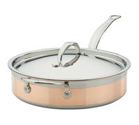 Meyer - Hestan Copperbond Sauteuse Pan With Handle 26 cm, Copper - Copper
