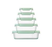 LocknLock NestnLock 5 Piece Sage Container Set