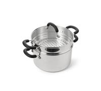 Meyer Prestige Made To Last Stainless Steel Stock Pot With Steamer 24Cm In Silver Silver