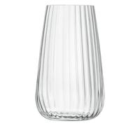 Luigi Bormioli Optica Highball Glasses Set of 4 x 570ml: Hi Ball Crystal Glasses, Dishwasher Safe