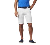 MEYER Shorts - B-Palma White Summer Twill Cotton Bermuda Shorts, 38