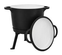 Meyerhoff Enameled Cast Iron Cauldron 3in1 8 l Above the Fire
