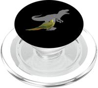 Meyer's Parrot with T rex Shadow Bird Lovers PopSockets PopGrip for MagSafe