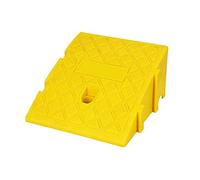 MEYING Kerb Ramp, Plastic Curb Ramps Heavy Duty Kerb Ramps Portable Lightweight Kerb Ramps For Wheelchair And Scooter Access, Driveway, Loading Dock, Sidewalk, Car, Motorcycle(yellow), 25 X 27 X 13CM