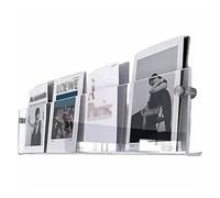 MEYINGOU Acrylic Wall Shelf,Floating Shelves for Wall, Wall Floating Bookshelf,Transparent Acrylic Hanging Bookshelf,Living Room Decoration,Punched Installation(120cm/47.2in)