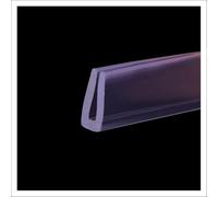 MEYINGOU Plastic u channel,Plastic edging trim, 6.56FT Transparent Edge Trim Rubber Weather Stripping Seal Suitable for The Edge of Kitchen Table, Height x Width(10mm x 6mm)
