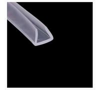 MEYINGOU Plastic u channel，Plastic edging trim， Edge Strip Translucent 3.28FT Strong But Flexible Easy to Install for Cars, Trucks Door and Home Applications, Height x Width(12mm x 15mm)