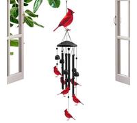 Meyjlgh Cardinal Wind Chime,Musical Ornament Decor | Yard Windchime | for Loss of Mom Dad Husband Child Grandparent Outdoor Garden Patio Yard Apartment